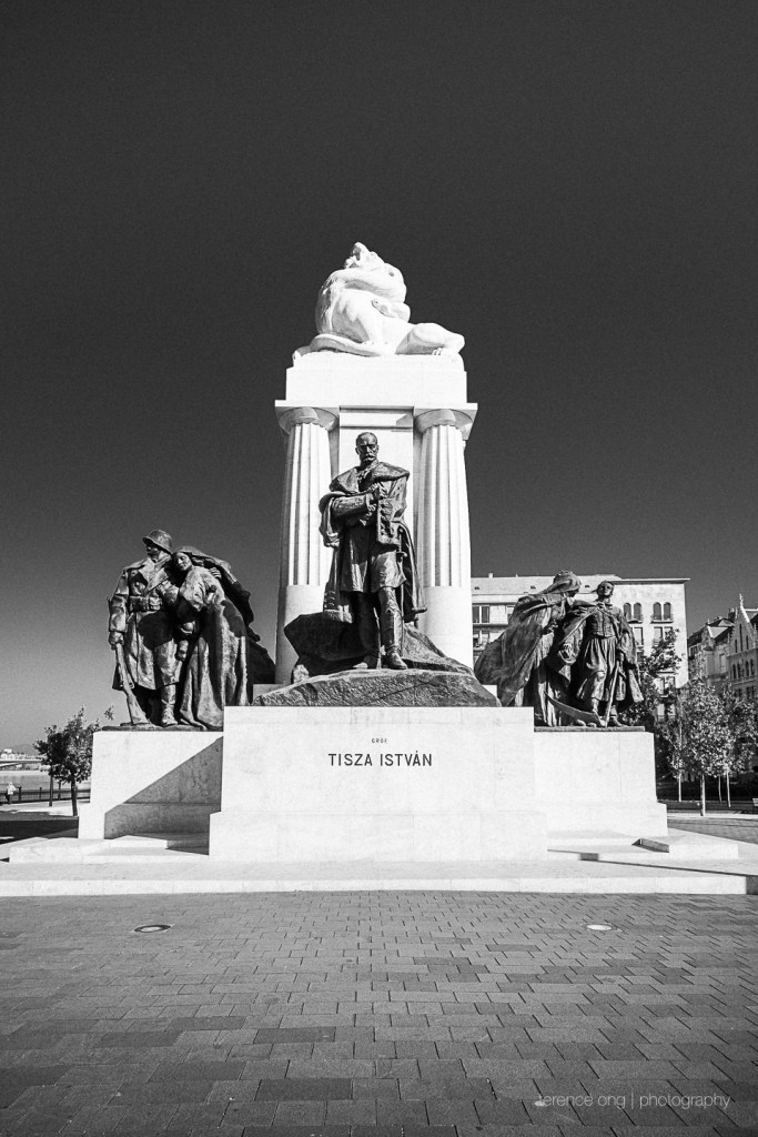 Tisza István Statue in Budapest, Hungary