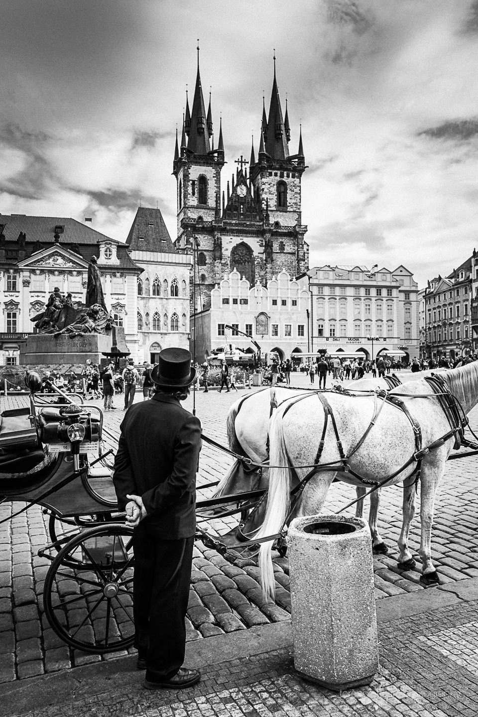 Pražský Kočár the main square in Prague