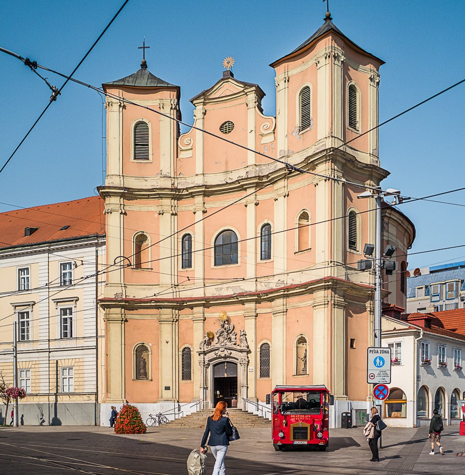 Kostol sv. Jána z Mathy church in the city of Bratislava, Slovakia